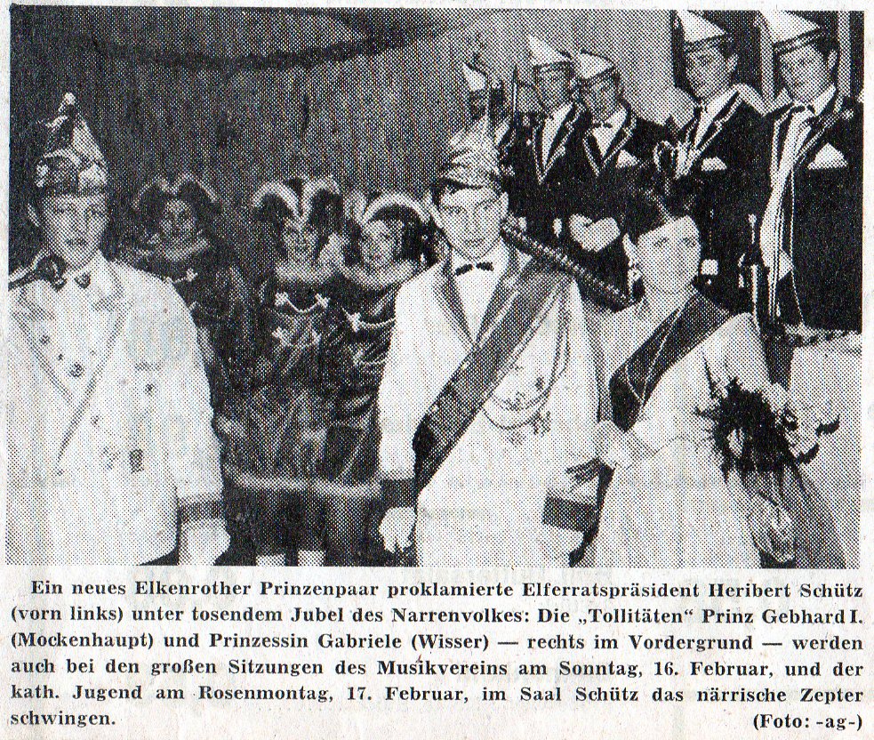 prinzenpaar 1969
